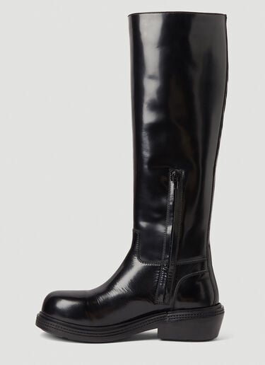 Bottega Veneta 하이 애터믹 부츠 블랙 bov0253067
