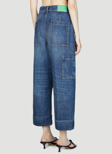 Folded Cuff Jeans Bottega Veneta Folded Cuff Jeans Blue bov0255010