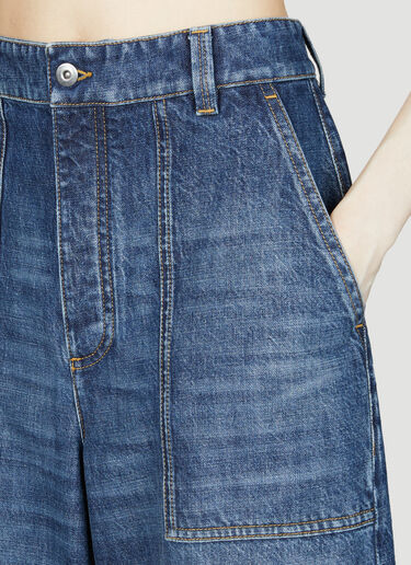 Folded Cuff Jeans Bottega Veneta Folded Cuff Jeans Blue bov0255010