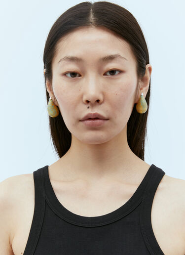 Drop Glass Earrings Bottega Veneta Drop Glass Earrings Green bov0255045