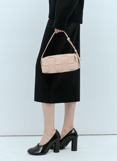 Small Brick Cassette Shoulder Bag Bottega Veneta Small Brick Cassette Shoulder Bag Pink bov0255060