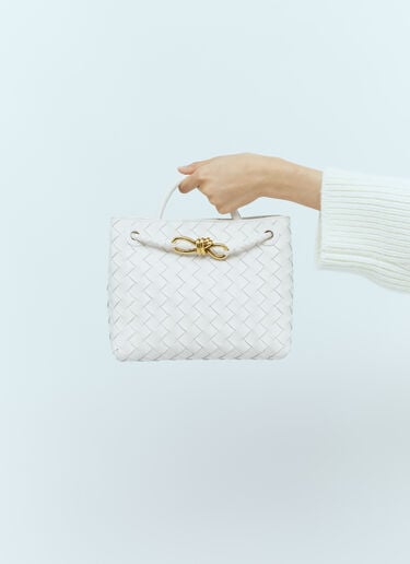 스몰 안디아모 핸드백 Bottega Veneta 스몰 안디아모 핸드백 화이트 bov0255073