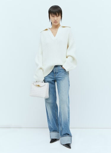 스몰 안디아모 핸드백 Bottega Veneta 스몰 안디아모 핸드백 화이트 bov0255073