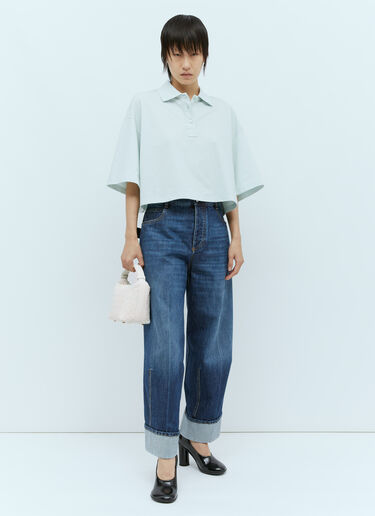 Bottega Veneta 인트레치아토 가죽 핸드백 화이트 bov0255103