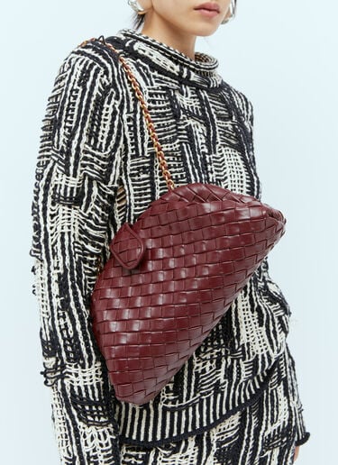 Teen Lauren 1980 Shoulder Bag Bottega Veneta Teen Lauren 1980 Shoulder Bag Red bov0256011