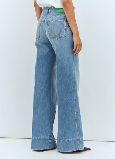 Vintage Wide-Leg Jeans Bottega Veneta Vintage Wide-Leg Jeans Blue bov0257004