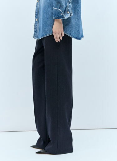 Striped Wool Pants Bottega Veneta Striped Wool Pants Black bov0257009