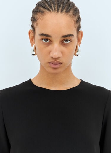 Bottega Veneta Drop Medium Earrings Silver bov0257035