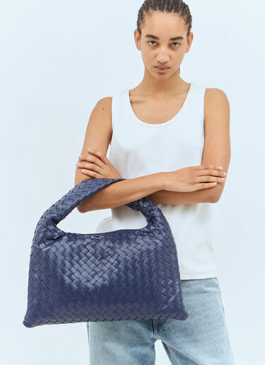 スモール ホップ ショルダーバッグ Bottega Veneta スモール ホップ ショルダーバッグ ネイビー bov0257060