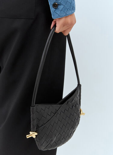 Bottega Veneta 미니 솔스티스 숄더백 블랙 bov0257061