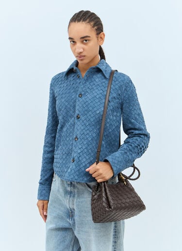 Bottega Veneta Small Parachute Shoulder Bag Brown bov0257062
