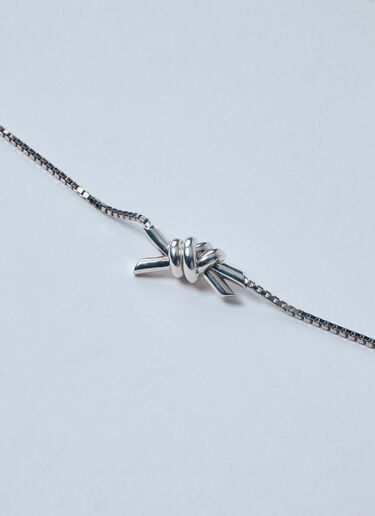 Knot Necklace Bottega Veneta Knot Necklace Silver bov0259057
