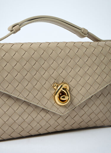 Knot Lock Handbag Bottega Veneta Knot Lock Handbag Beige bov0260017