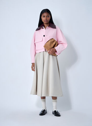 Bottega Veneta Cotton Twill Jacket Pink bov0261001
