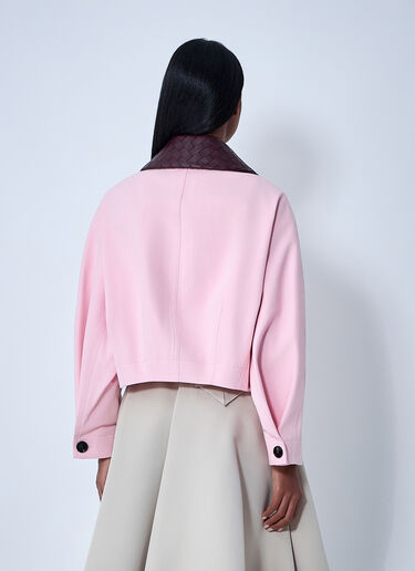 Bottega Veneta Cotton Twill Jacket Pink bov0261001