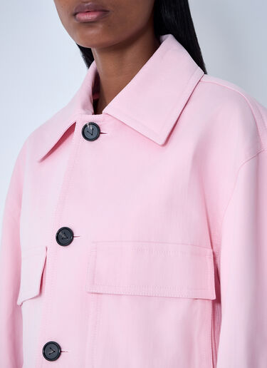 Bottega Veneta Cotton Twill Jacket Pink bov0261001