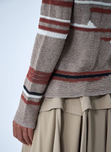 Bottega Veneta Linen-And-Cotton Sweater Beige bov0261005