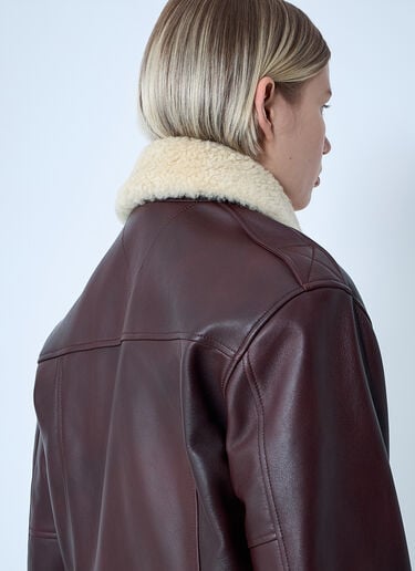 Leather Blouson Jacket Bottega Veneta Leather Blouson Jacket Brown bov0261007