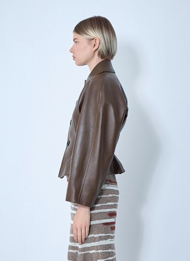 가죽 블루종 재킷 Bottega Veneta 가죽 블루종 재킷 그레이 bov0261010