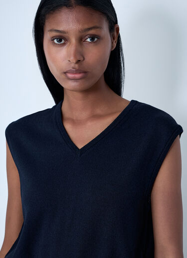 Cotton-And-Viscose Twinset Bottega Veneta Cotton-And-Viscose Twinset Navy bov0261013