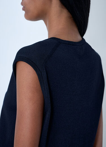 Cotton-And-Viscose Twinset Bottega Veneta Cotton-And-Viscose Twinset Navy bov0261013
