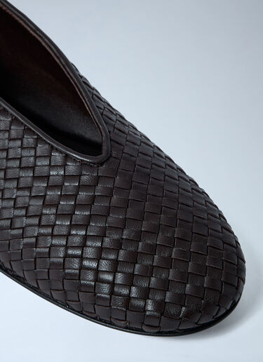 Bottega Veneta Rosa Ballerina Flats Brown bov0261015