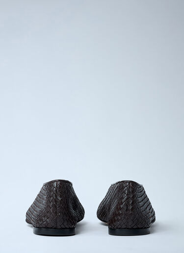 Bottega Veneta Rosa Ballerina Flats Brown bov0261015
