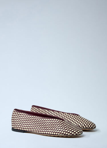 Bottega Veneta Rosa Ballerina Flats Beige bov0261016