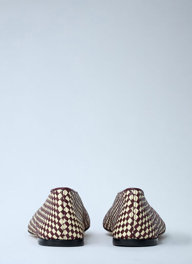Bottega Veneta Rosa Ballerina Flats Beige bov0261016