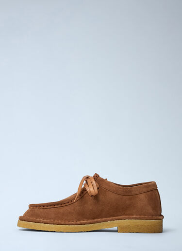 Bottega Veneta Daddy Lace-Up Shoes Camel bov0261017