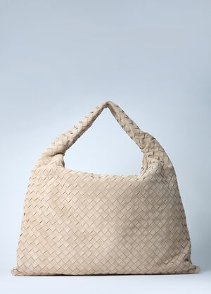Bottega Veneta Large Hop Shoulder Bag Beige bov0261027