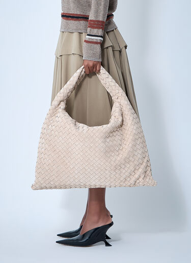 Bottega Veneta ラージホップ ショルダーバッグ ベージュ bov0261027