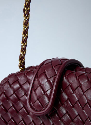 Bottega Veneta Small Lauren 1980 Shoulder Bag Burgundy bov0261044