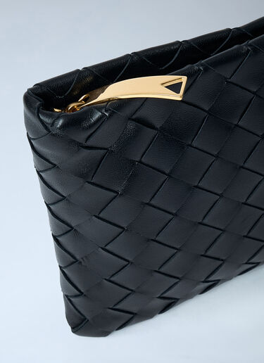 Small Intrecciato Flat Pouch Bottega Veneta Small Intrecciato Flat Pouch Black bov0261057