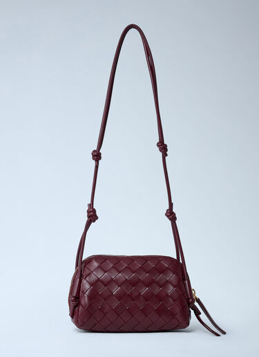 Bottega Veneta Concert Pouch Crossbody Bag Burgundy bov0261059