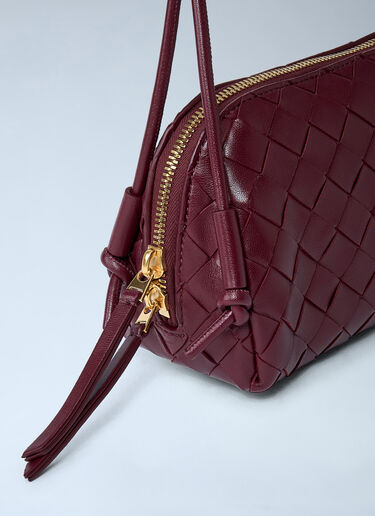 Concert Pouch Crossbody Bag Bottega Veneta Concert Pouch Crossbody Bag Burgundy bov0261059