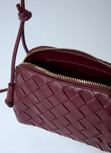 Concert Pouch Crossbody Bag Bottega Veneta Concert Pouch Crossbody Bag Burgundy bov0261059