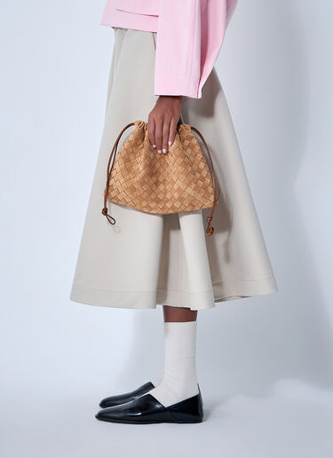 Bottega Veneta イントレチャート ダストバッグ キャメル bov0261063