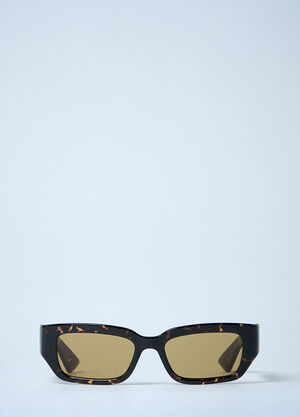 Bottega Veneta Dash Rectangular Sunglasses Brown bov0362002