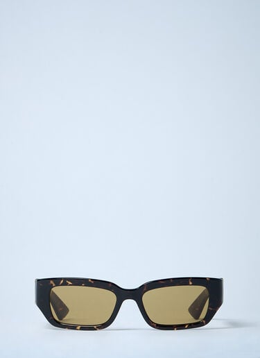 Bottega Veneta 대시 사각 선글라스  브라운 bov0362002