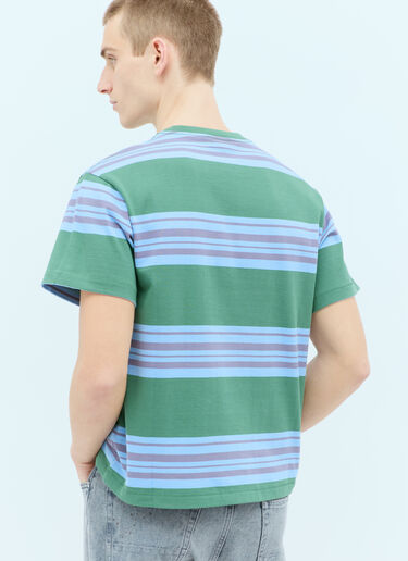 Baker Striped Pocket T-Shirt Brain Dead Baker Striped Pocket T-Shirt Green bra0154006