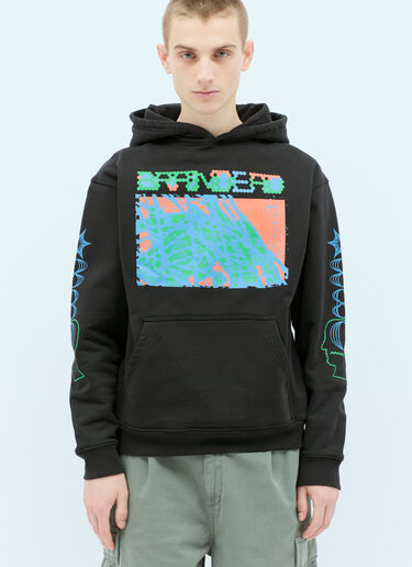 Videosphere Hooded Sweatshirt Brain Dead Videosphere Hooded Sweatshirt Black bra0154015