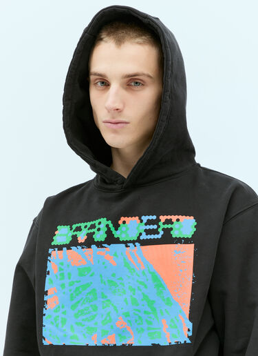 Videosphere Hooded Sweatshirt Brain Dead Videosphere Hooded Sweatshirt Black bra0154015