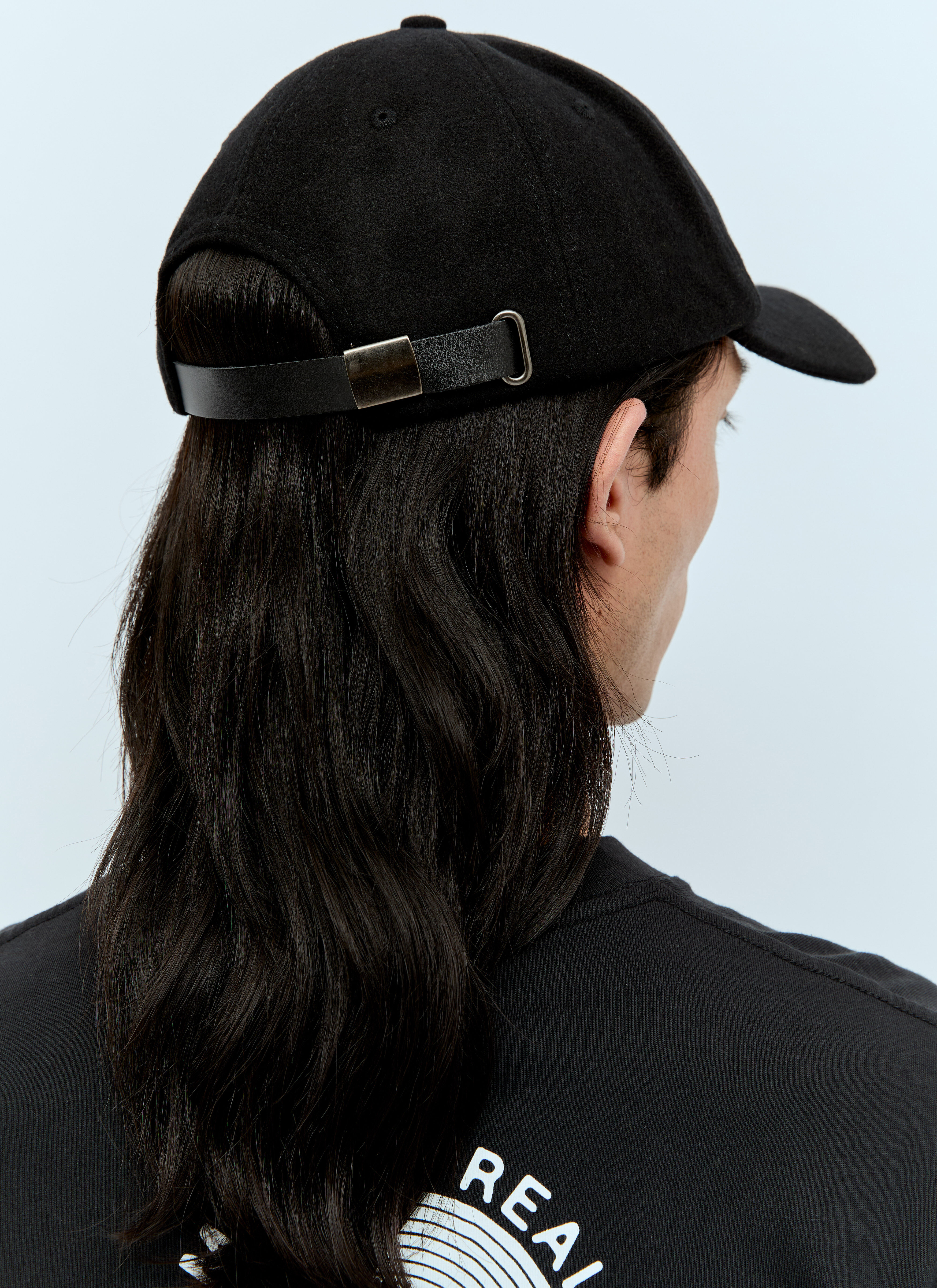 Brain Dead Men's' Batwing Logohead Baseball Cap in Black