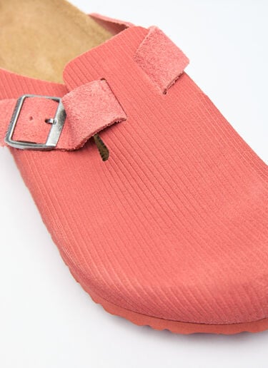 엠보싱 보스턴 뮬 Birkenstock 엠보싱 보스턴 뮬 레드 brk0156005