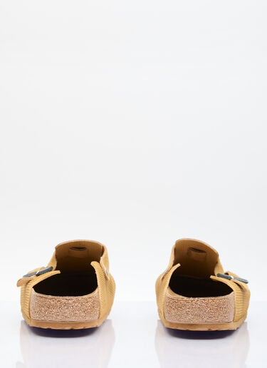 Embossed Boston Mules Birkenstock Embossed Boston Mules Yellow brk0156006
