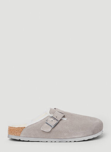 보스턴 시어링 뮬 Birkenstock 보스턴 시어링 뮬 그레이 brk0350011