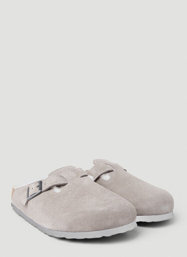 보스턴 시어링 뮬 Birkenstock 보스턴 시어링 뮬 그레이 brk0350011