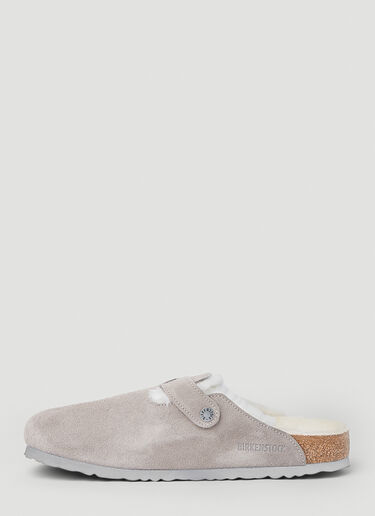 보스턴 시어링 뮬 Birkenstock 보스턴 시어링 뮬 그레이 brk0350011