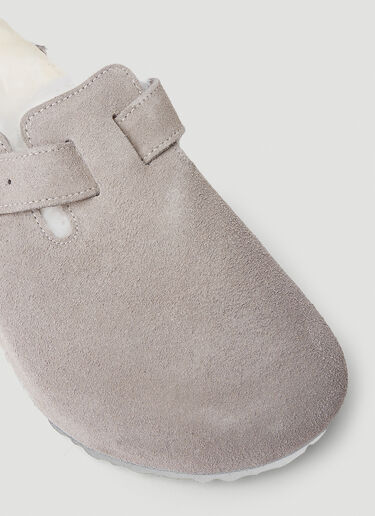 보스턴 시어링 뮬 Birkenstock 보스턴 시어링 뮬 그레이 brk0350011